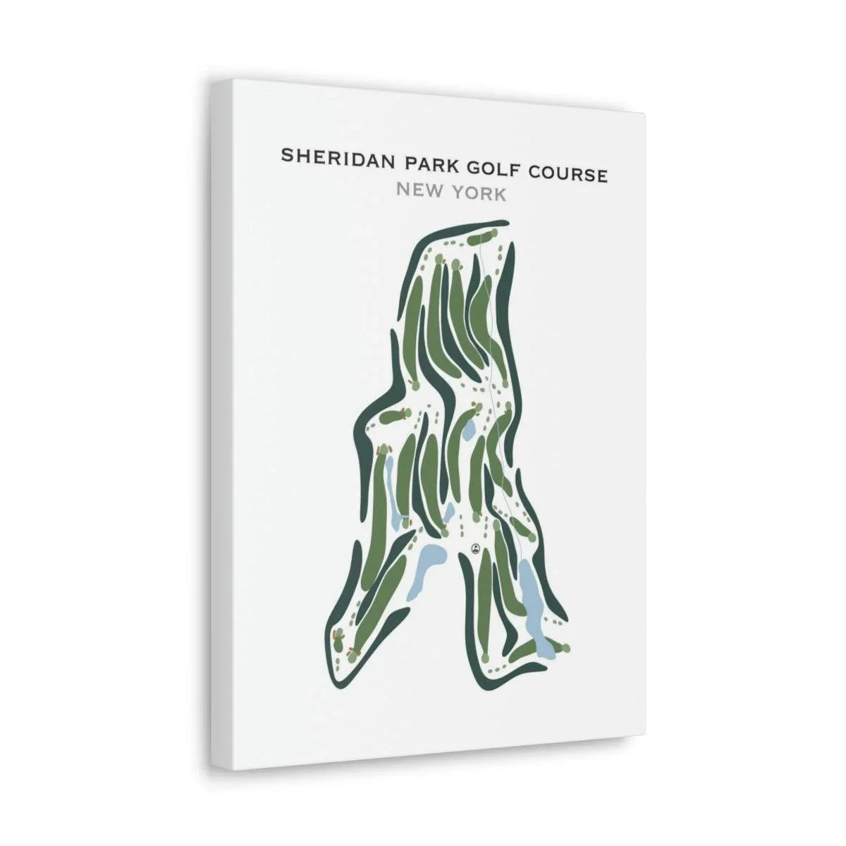 Sheridan Park Golf Course, New York - Printed Golf Courses
