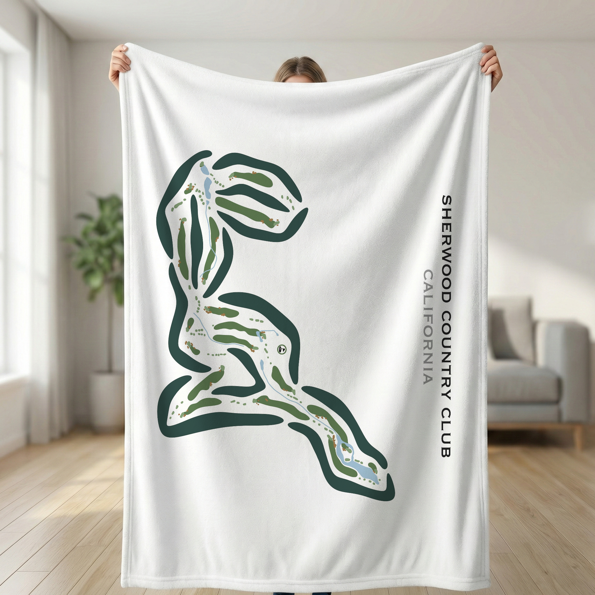 Sherwood Country Club, California - Printed Golf Courses