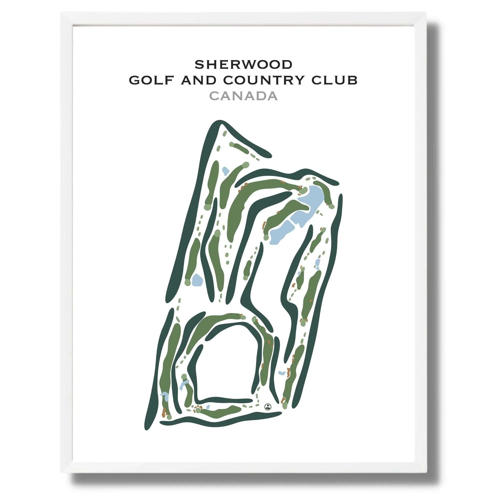 Sherwood Golf & Country Club, Canada - Printed Golf Courses