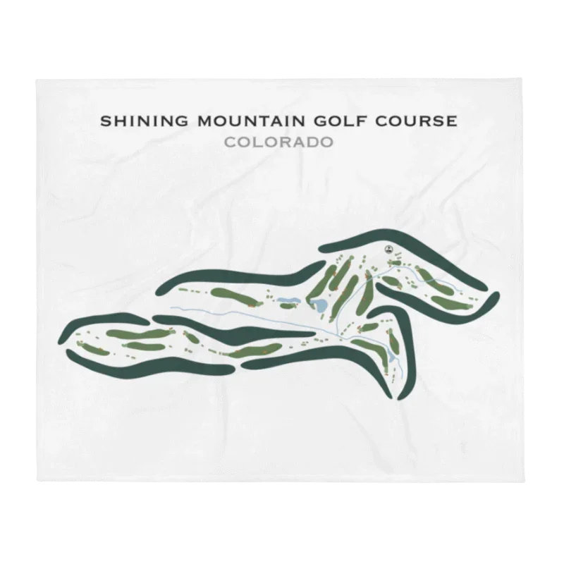 Shining Mountain Golf Course, Colorado - Printed Golf Courses