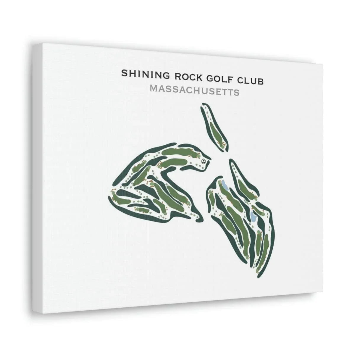Shining Rock Golf Club, Massachusetts - Printed Golf Courses