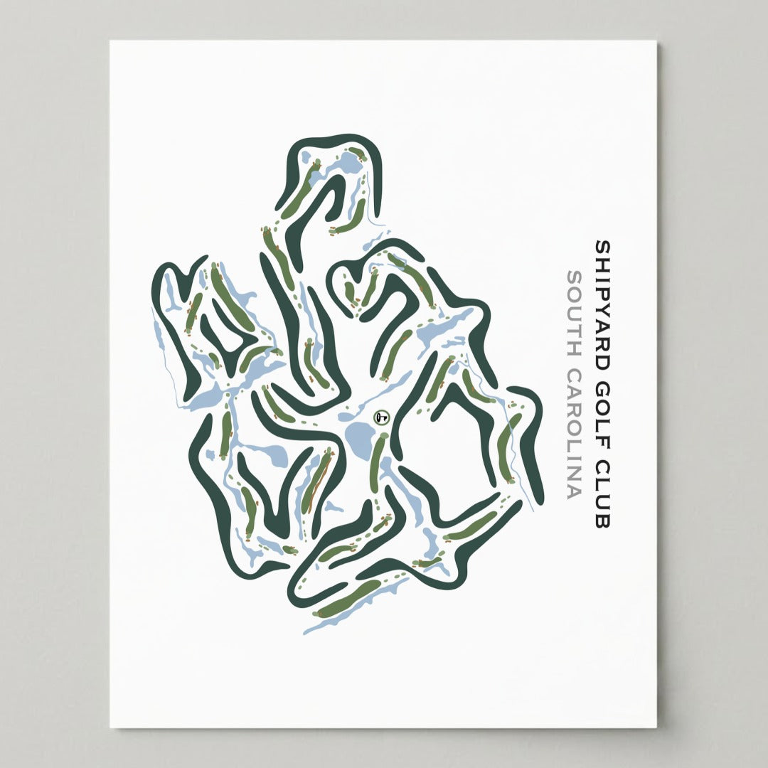 Shipyard Golf Club, South Carolina - Printed Golf Courses