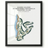 Shore Course at Monterey Peninsula Country Club, California - Printed Golf Courses