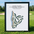 Shore Course at Monterey Peninsula Country Club, California - Printed Golf Courses