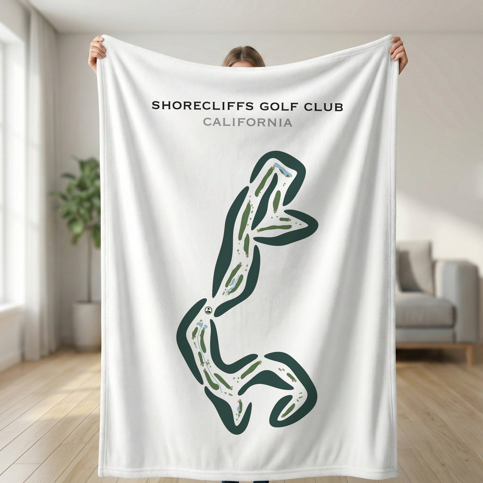 Shorecliffs Golf Club, California - Printed Golf Courses