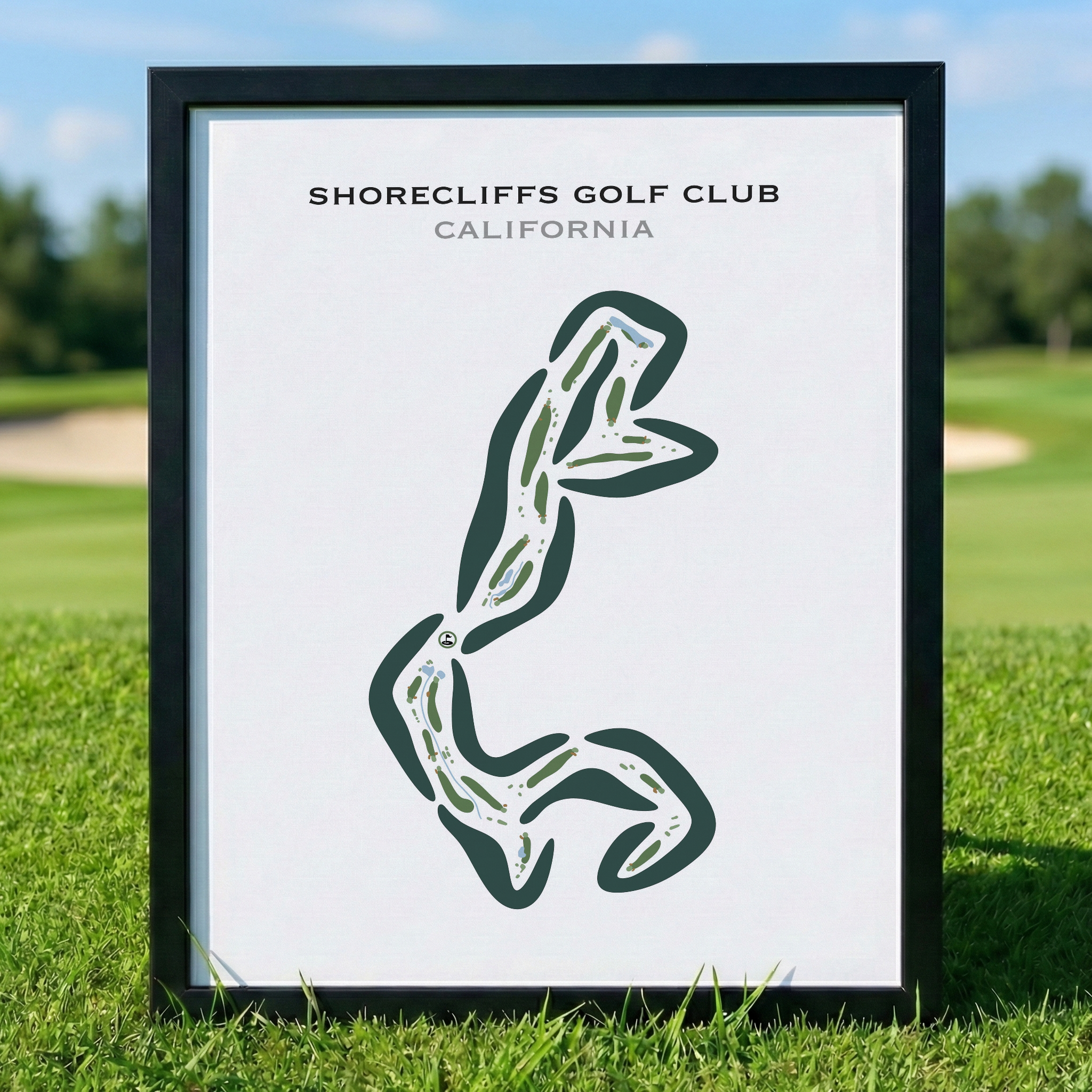 Shorecliffs Golf Club, California - Printed Golf Courses