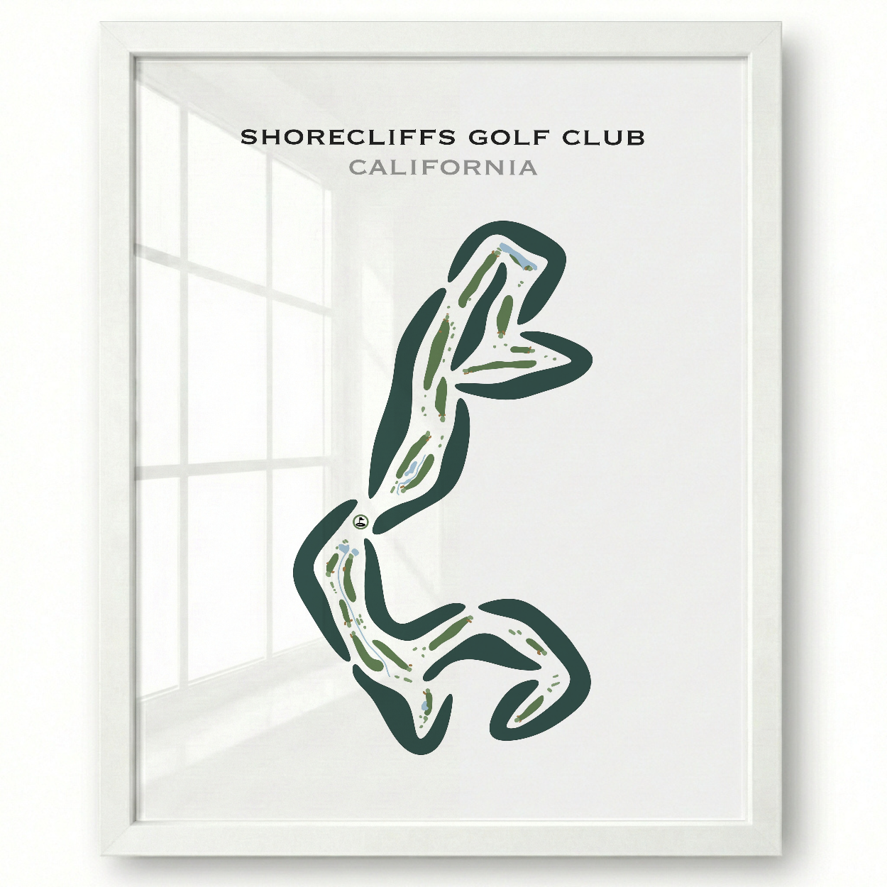 Shorecliffs Golf Club, California - Printed Golf Courses