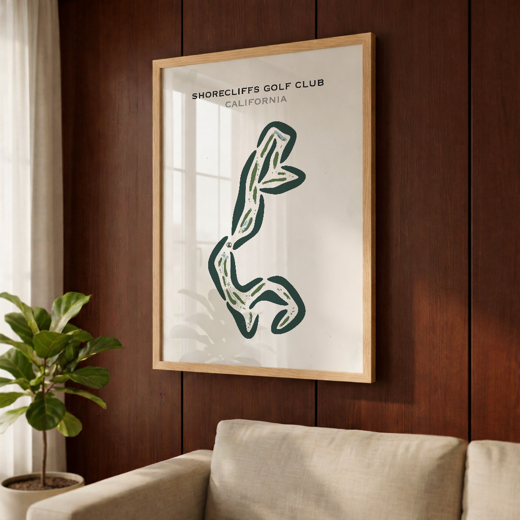 Shorecliffs Golf Club, California - Printed Golf Courses