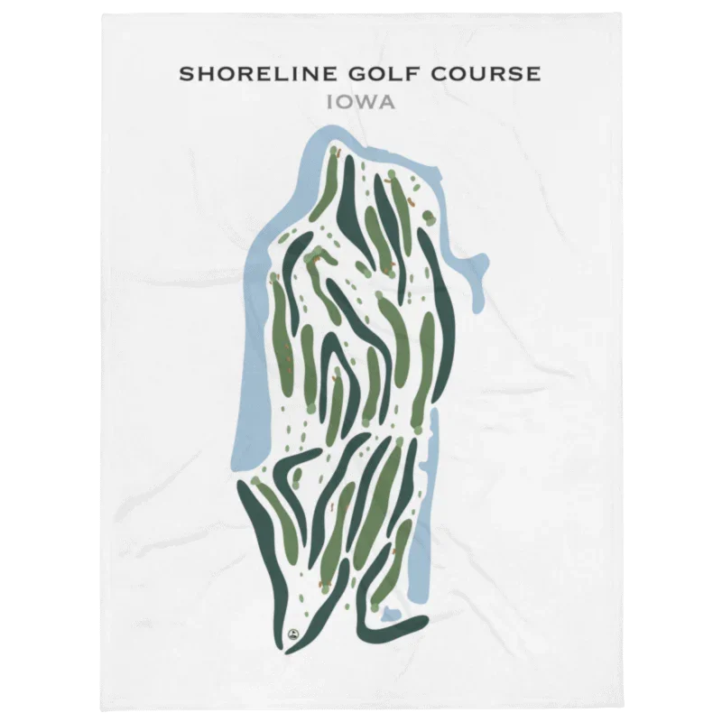 Shoreline Golf Course, Iowa - Printed Golf Courses