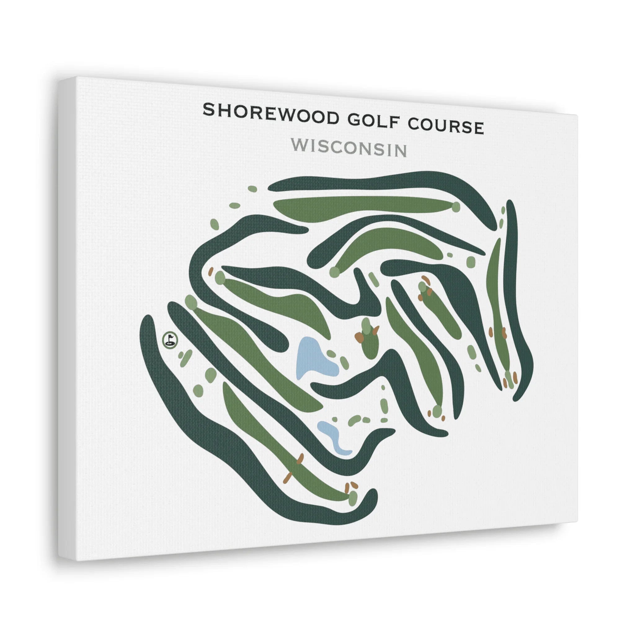 Shorewood Golf Course, Wisconsin - Printed Golf Courses
