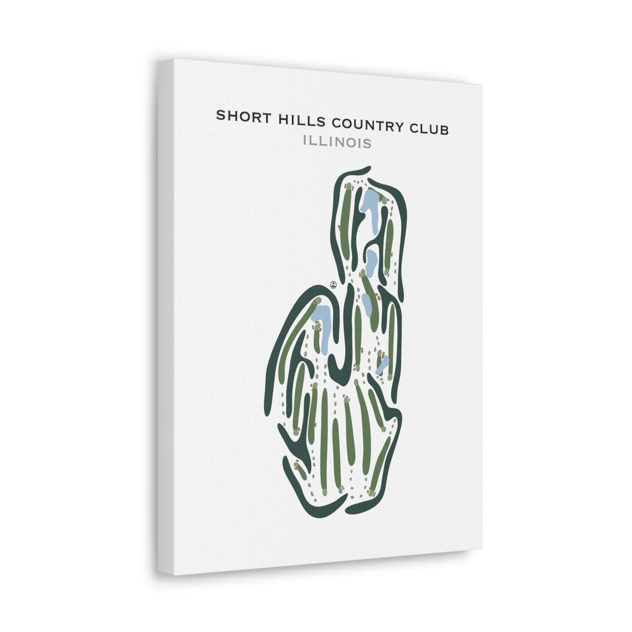 Short Hills Country Club, Illinois - Printed Golf Courses