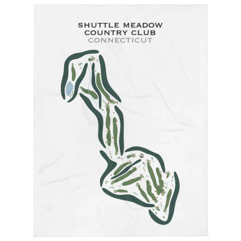 Shuttle Meadow Country Club, Connecticut - Printed Golf Courses