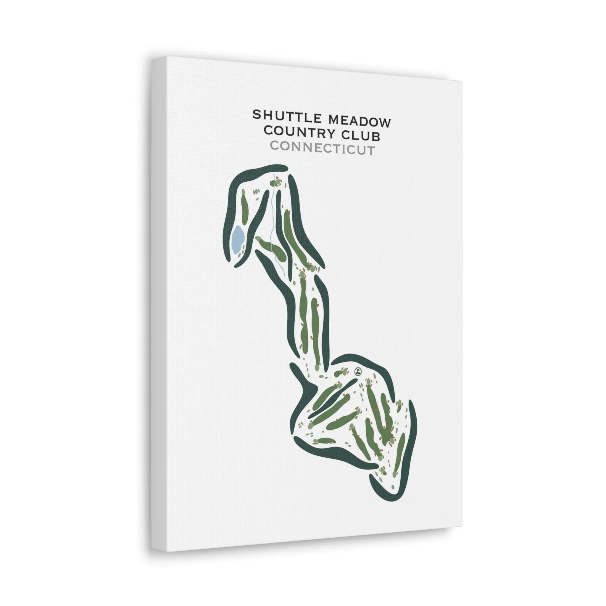 Shuttle Meadow Country Club, Connecticut - Printed Golf Courses