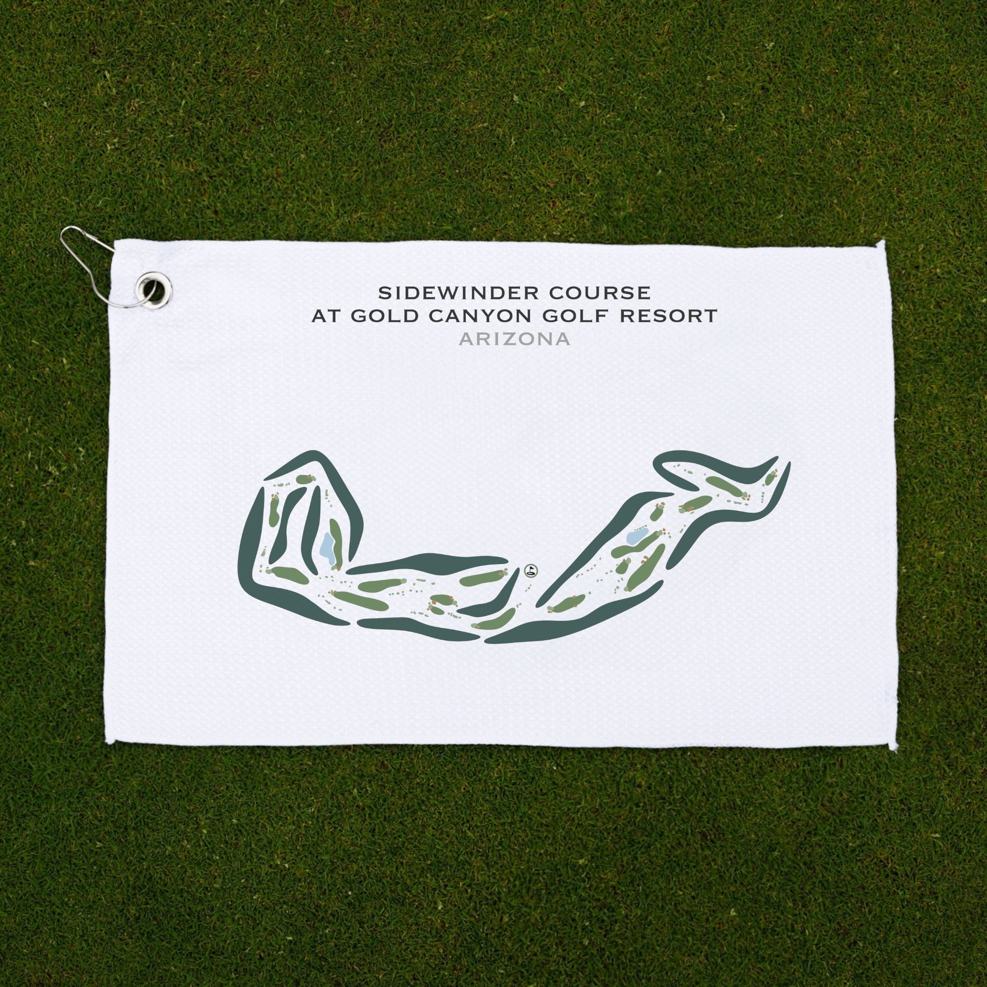 Sidewinder Course at Gold Canyon Golf Resort, Arizona - Printed Golf Courses