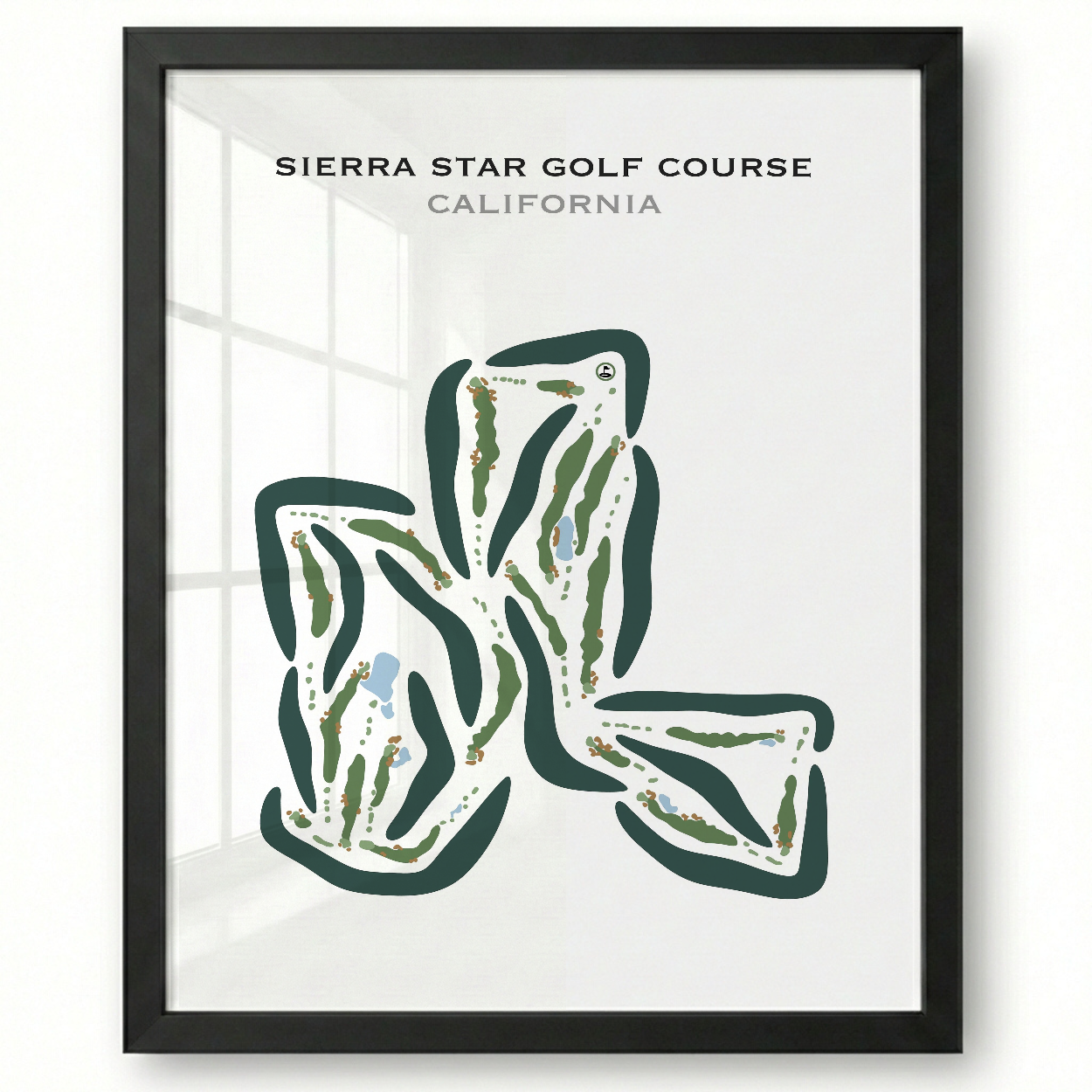 Sierra Star Golf Club, California - Printed Golf Courses