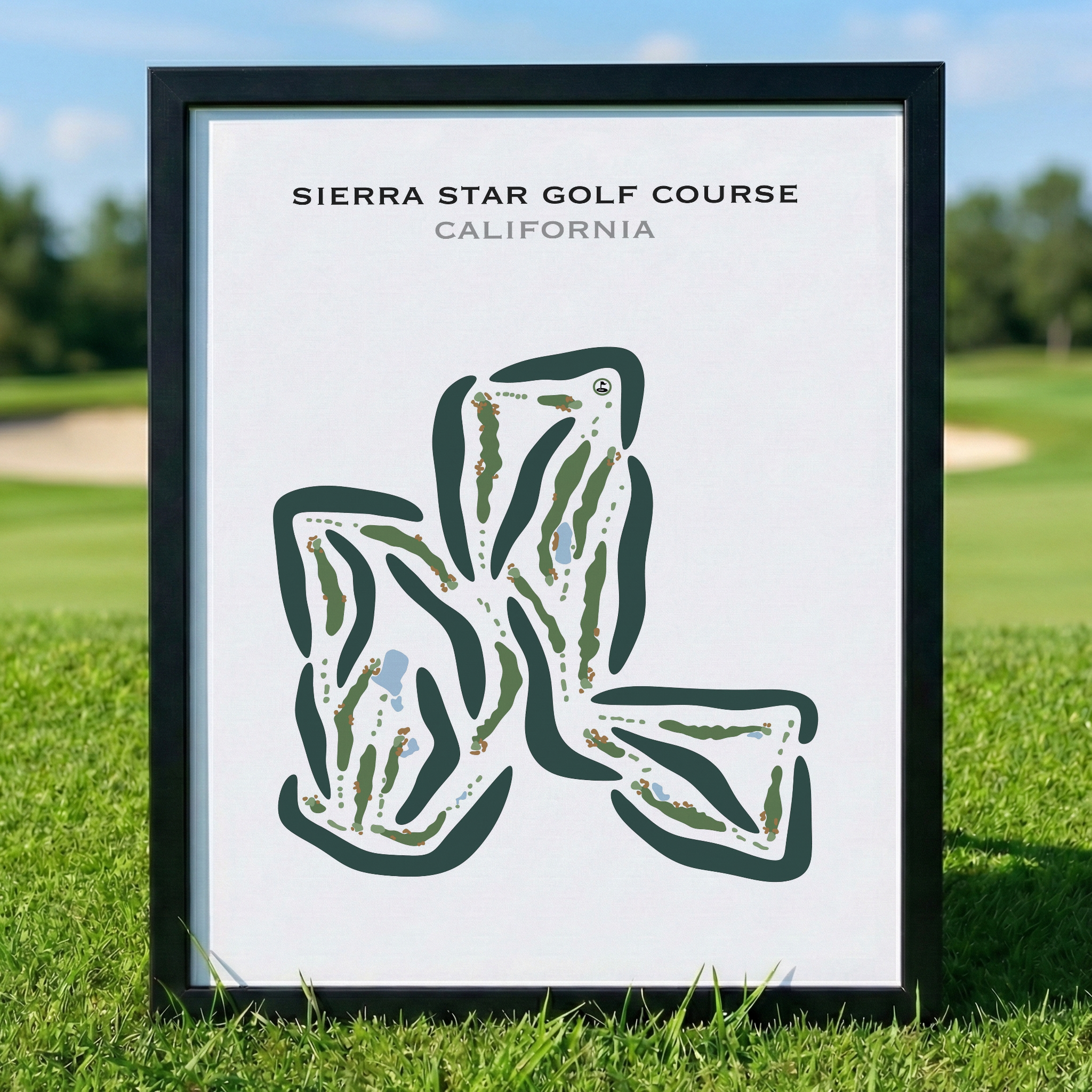 Sierra Star Golf Club, California - Printed Golf Courses