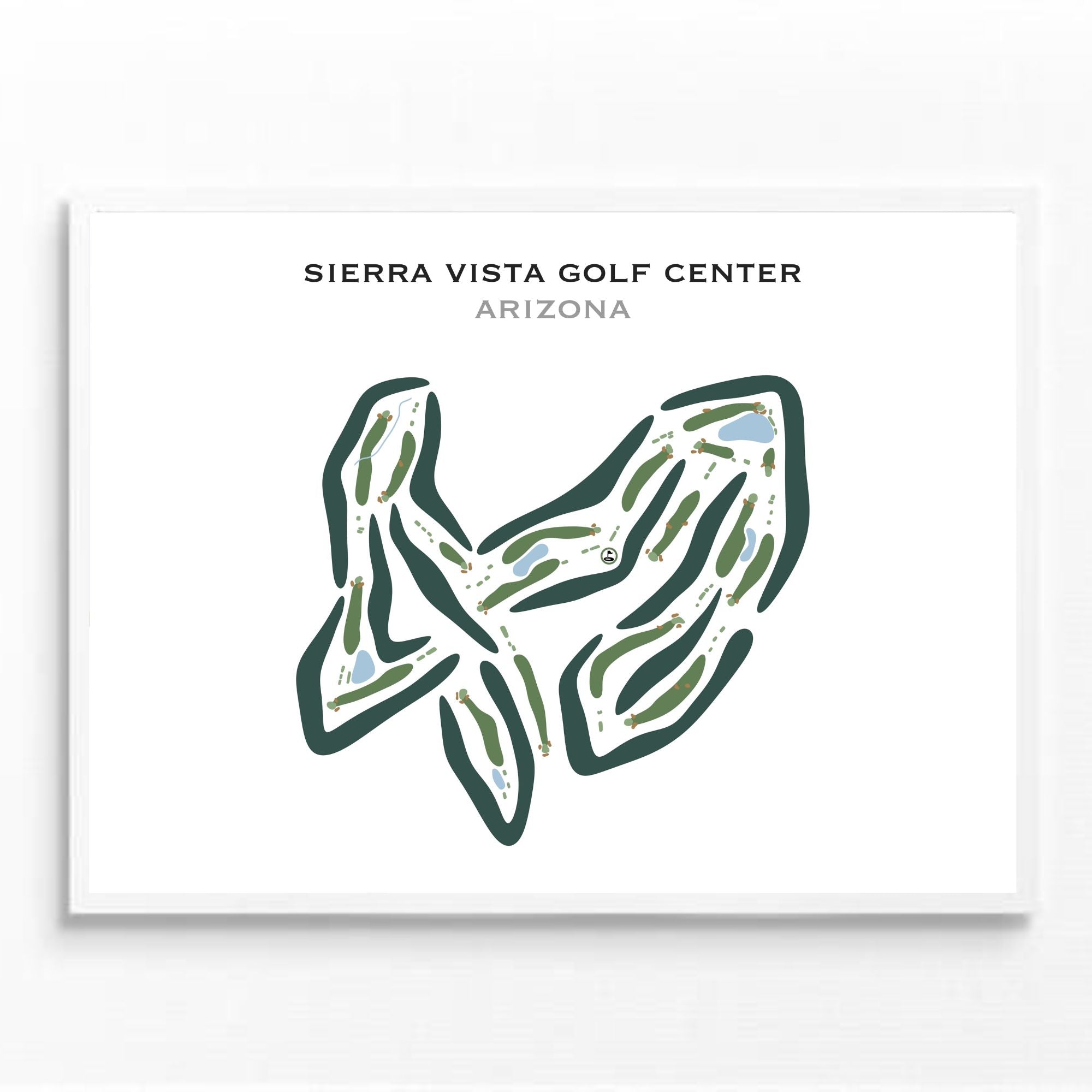 Sierra Vista Golf Center, Arizona - Printed Golf Courses