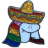 Mexican Sombrero Man Glitter Ball Marker & Hat Clip by ReadyGOLF