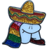 Mexican Sombrero Man Glitter Ball Marker & Hat Clip by ReadyGOLF