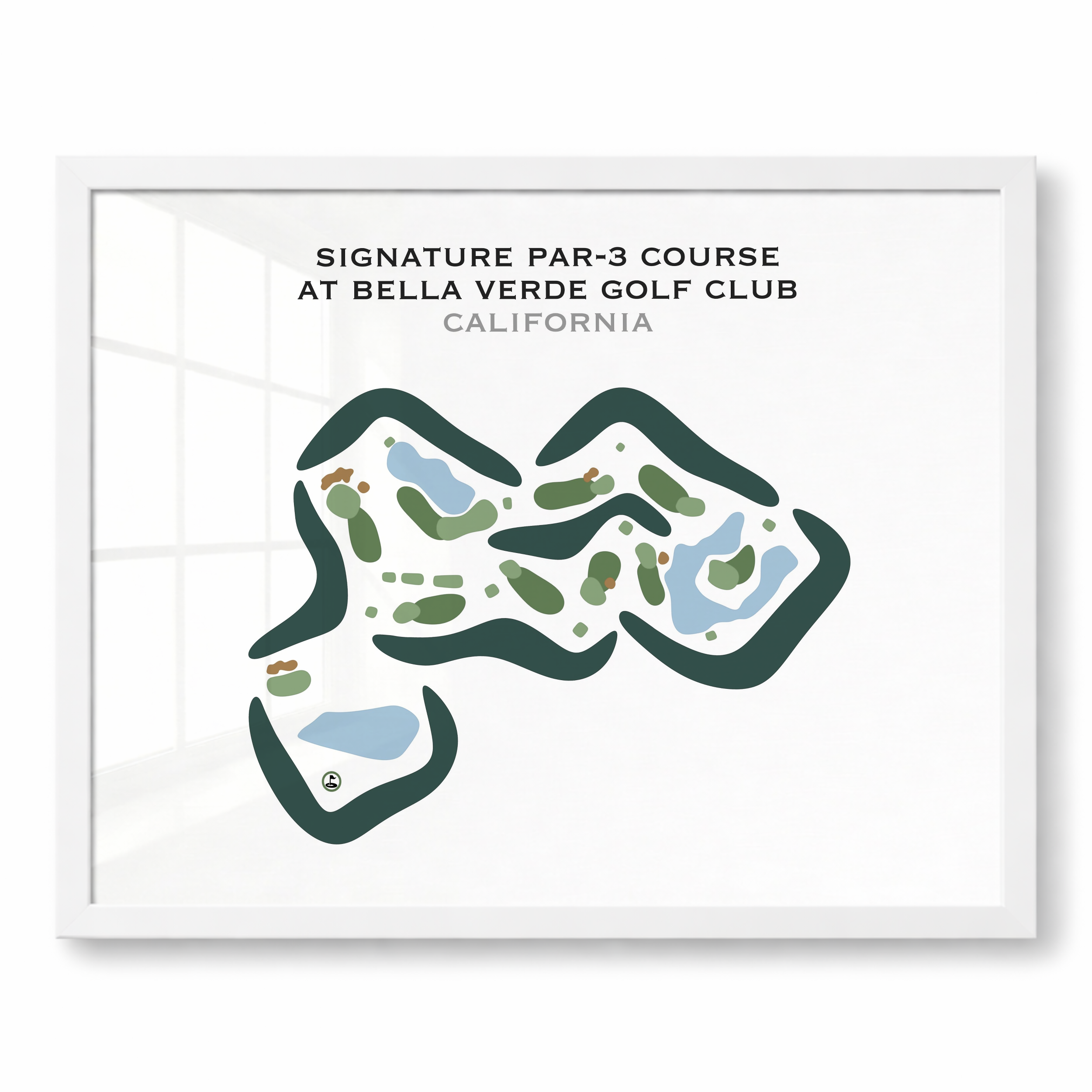 Signature Par-3 Course at Bella Verde Golf Club, California - Printed Golf Courses