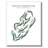 Siler City Country Club, North Carolina - Printed Golf Course