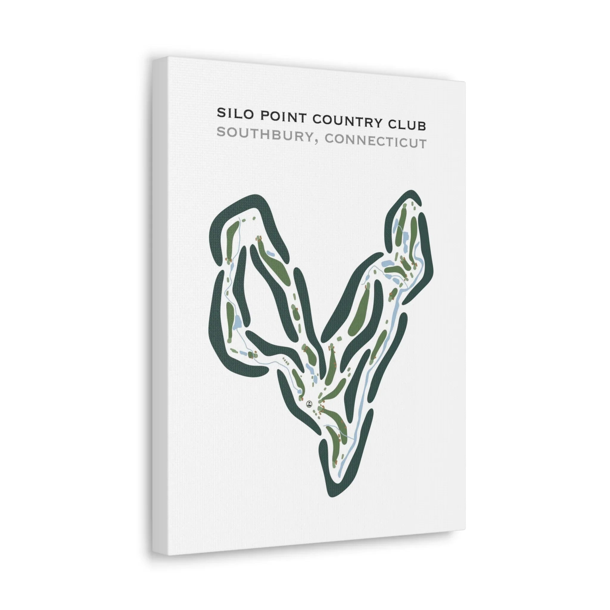 Silo Point Country Club, Southbury, Connecticut - Printed Golf Courses