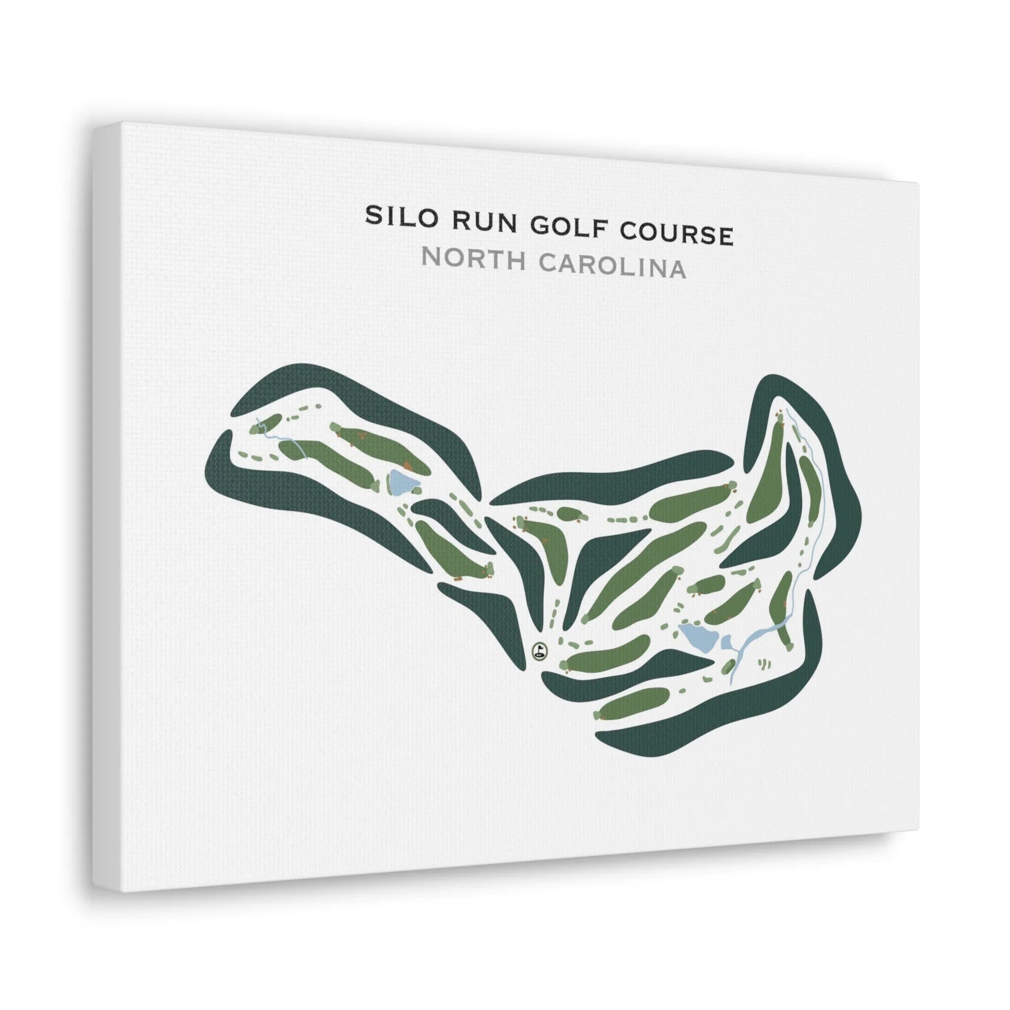 Silo Run Golf Course, North Carolina - Printed Golf Courses