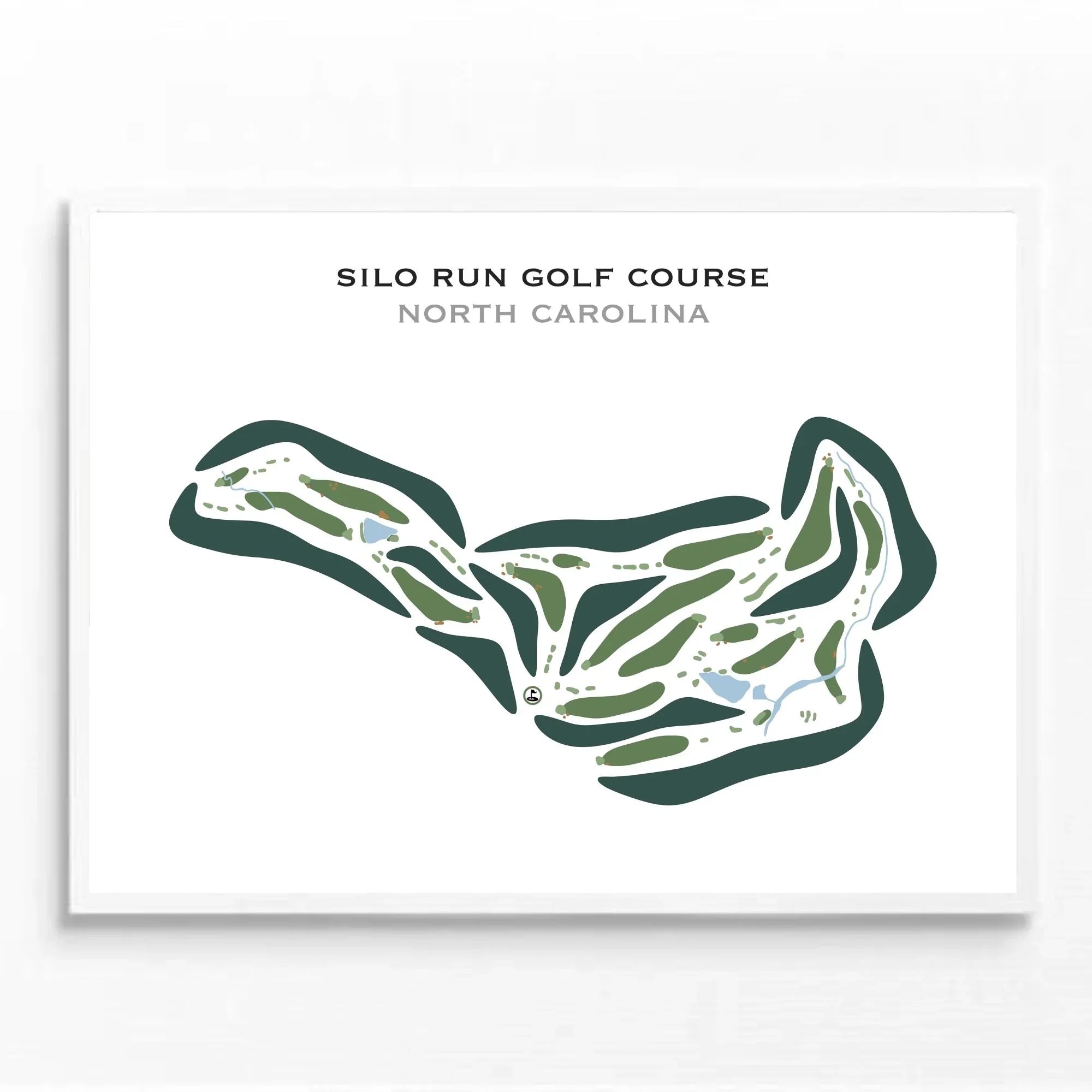 Silo Run Golf Course, North Carolina - Printed Golf Courses