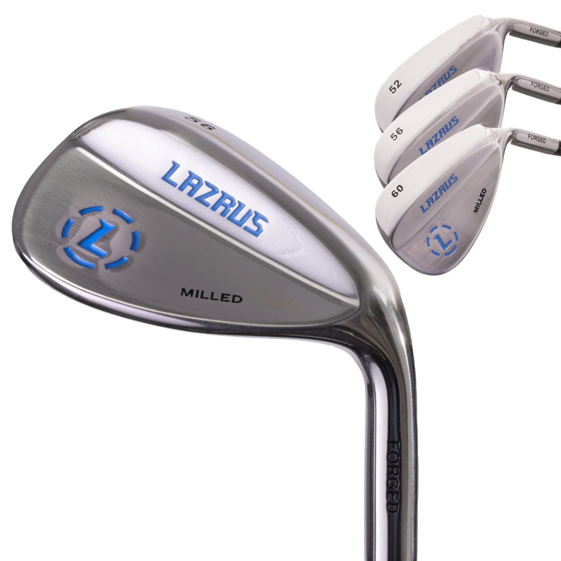 Lazrus Golf 13 pc Set - LAZ2 Driver, 3 Wedges Set, Irons (4-PW), Putter & Bag (optional)