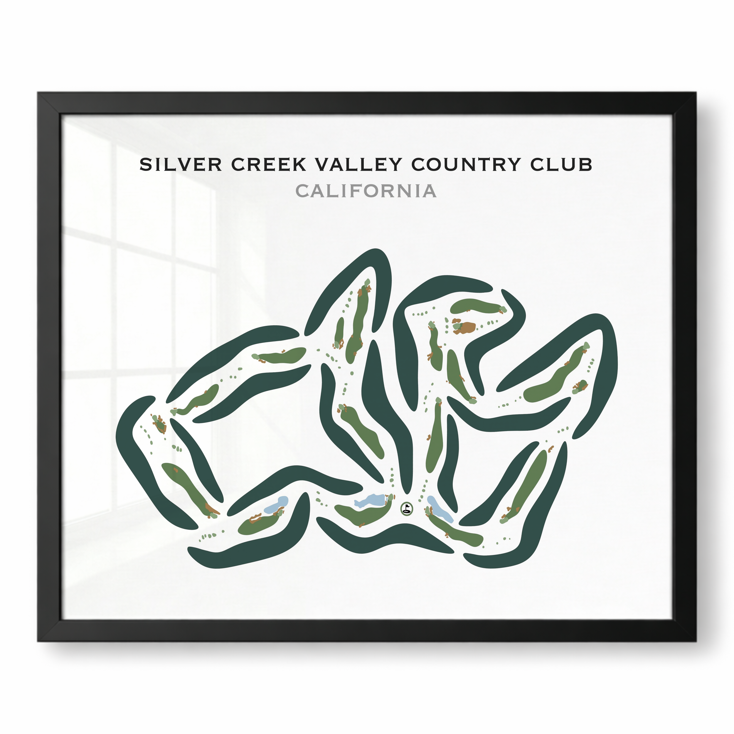 Silver Creek Valley Country Club, California - Printed Golf Courses