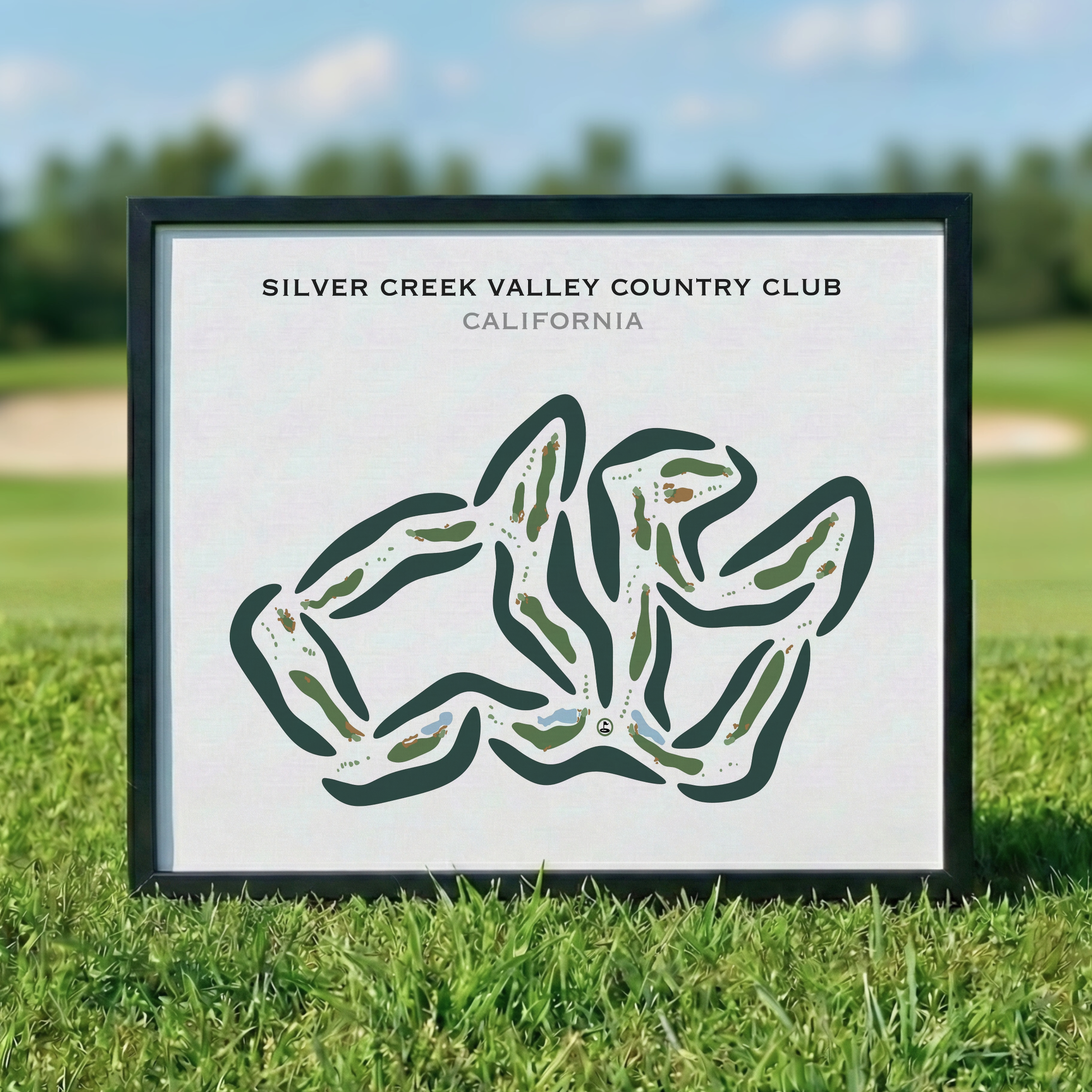 Silver Creek Valley Country Club, California - Printed Golf Courses