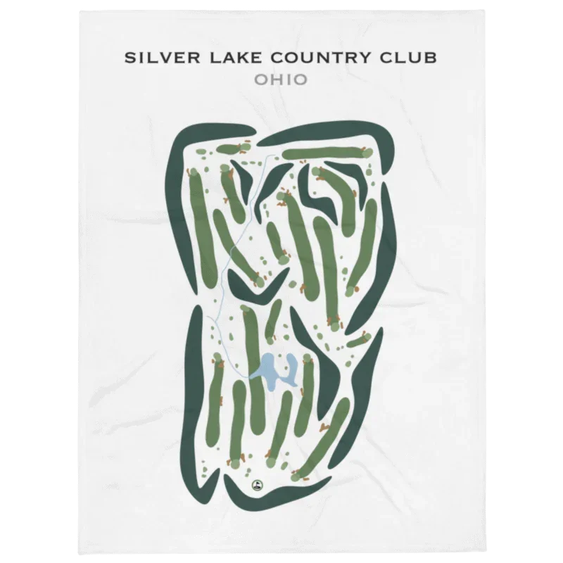 Silver Lake Country Club, Ohio - Printed Golf Courses