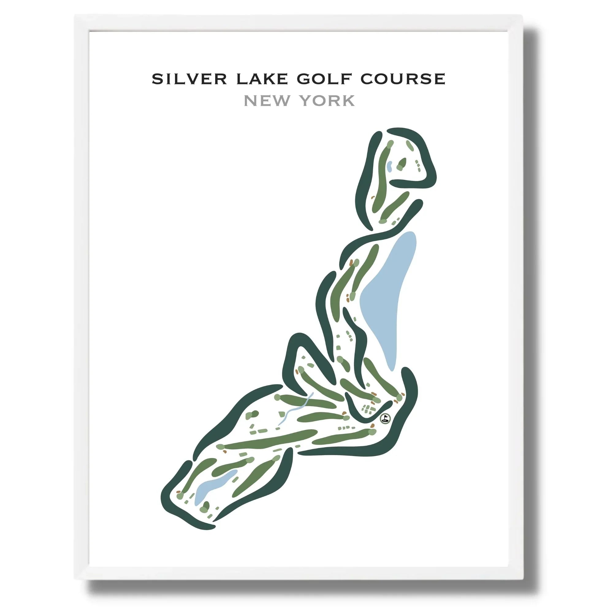 Silver Lake Golf Course, New York - Printed Golf Courses