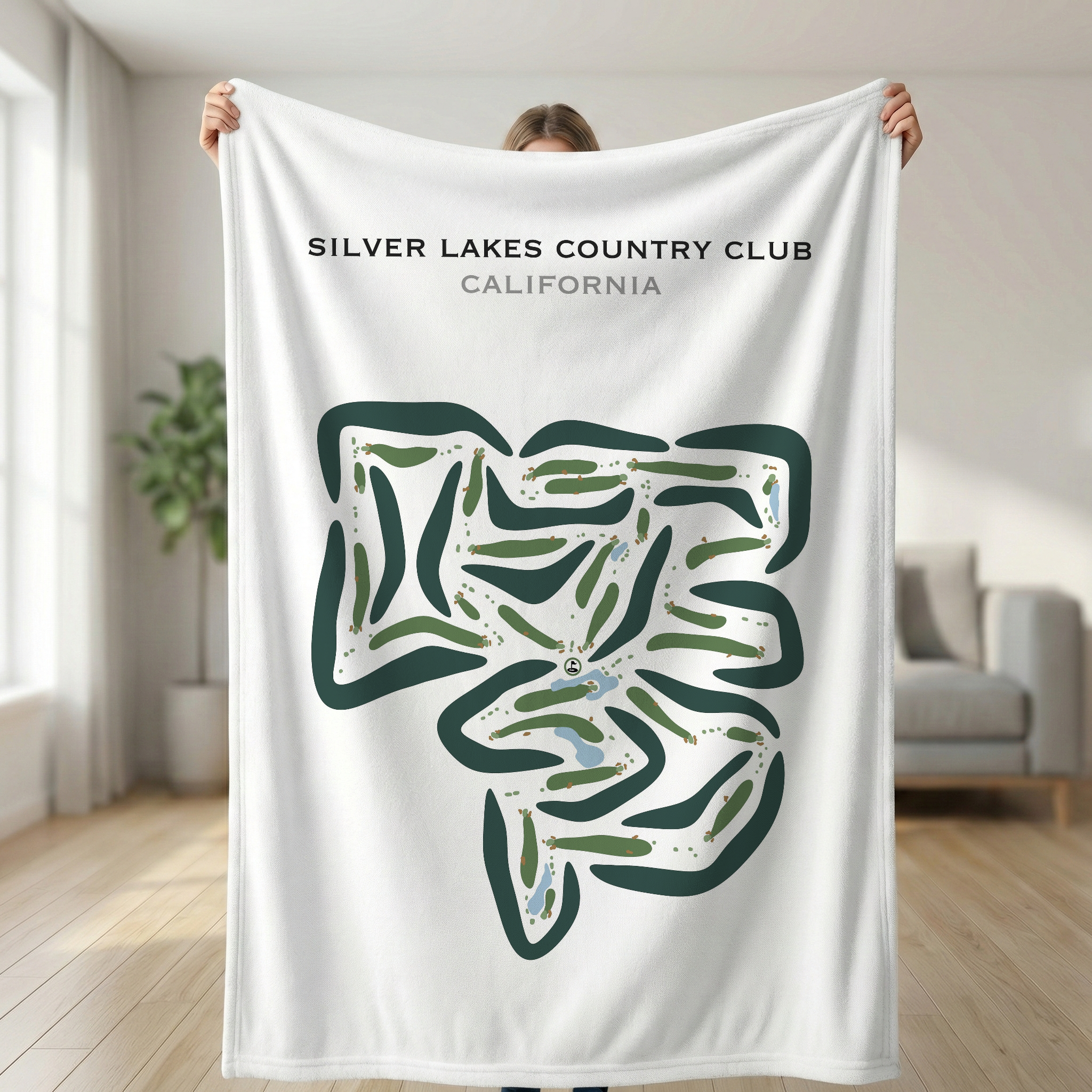 Silver Lakes Country Club, California - Printed Golf Courses