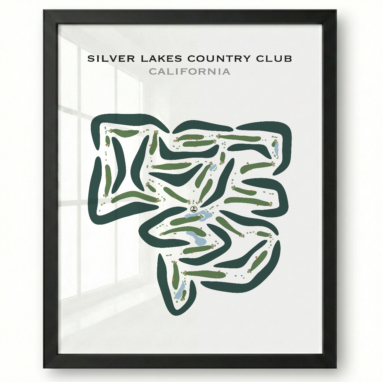 Silver Lakes Country Club, California - Printed Golf Courses