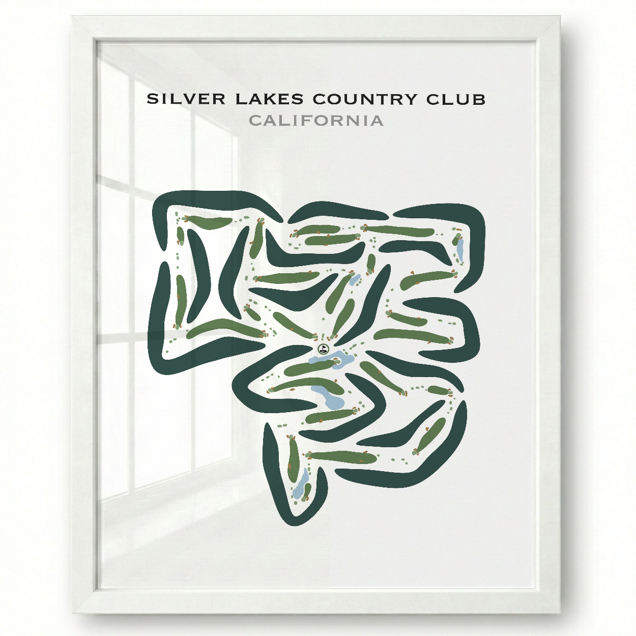 Silver Lakes Country Club, California - Printed Golf Courses