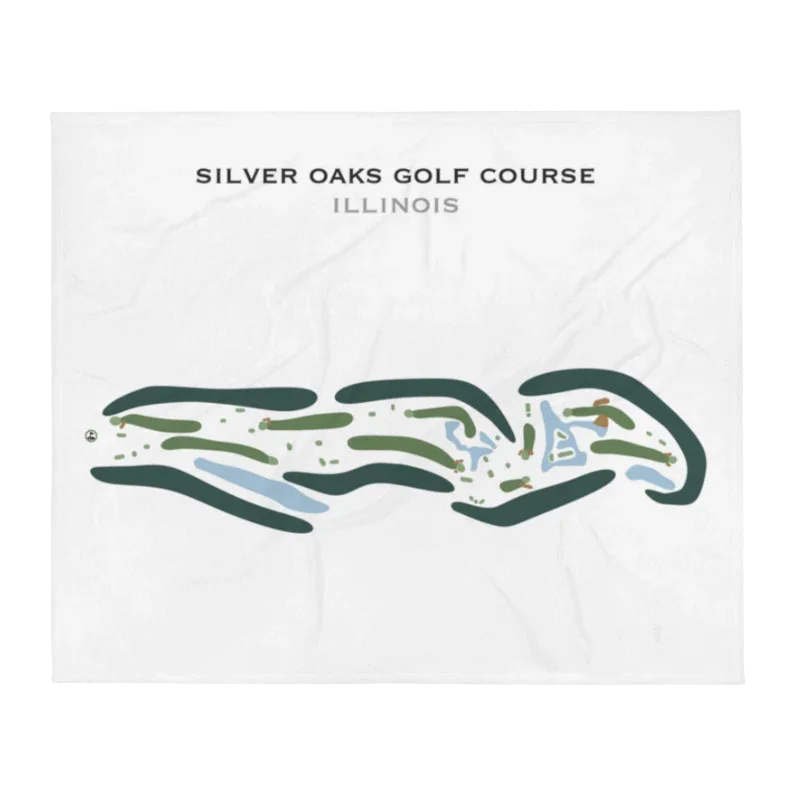 Silver Oaks Golf Course, Illinois - Printed Golf Courses
