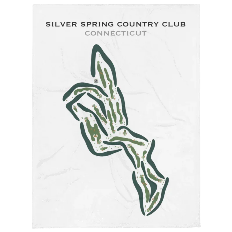 Silver Spring Country Club, Connecticut - Printed Golf Courses