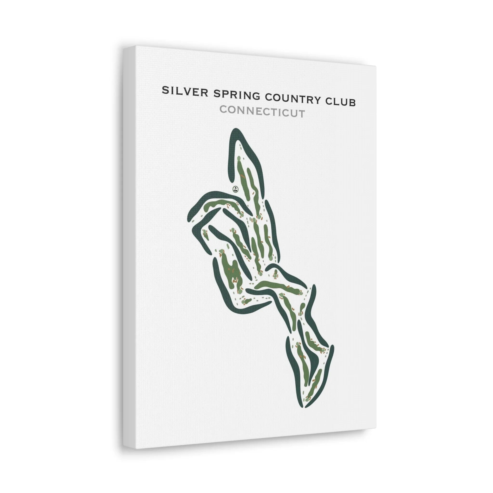 Silver Spring Country Club, Connecticut - Printed Golf Courses