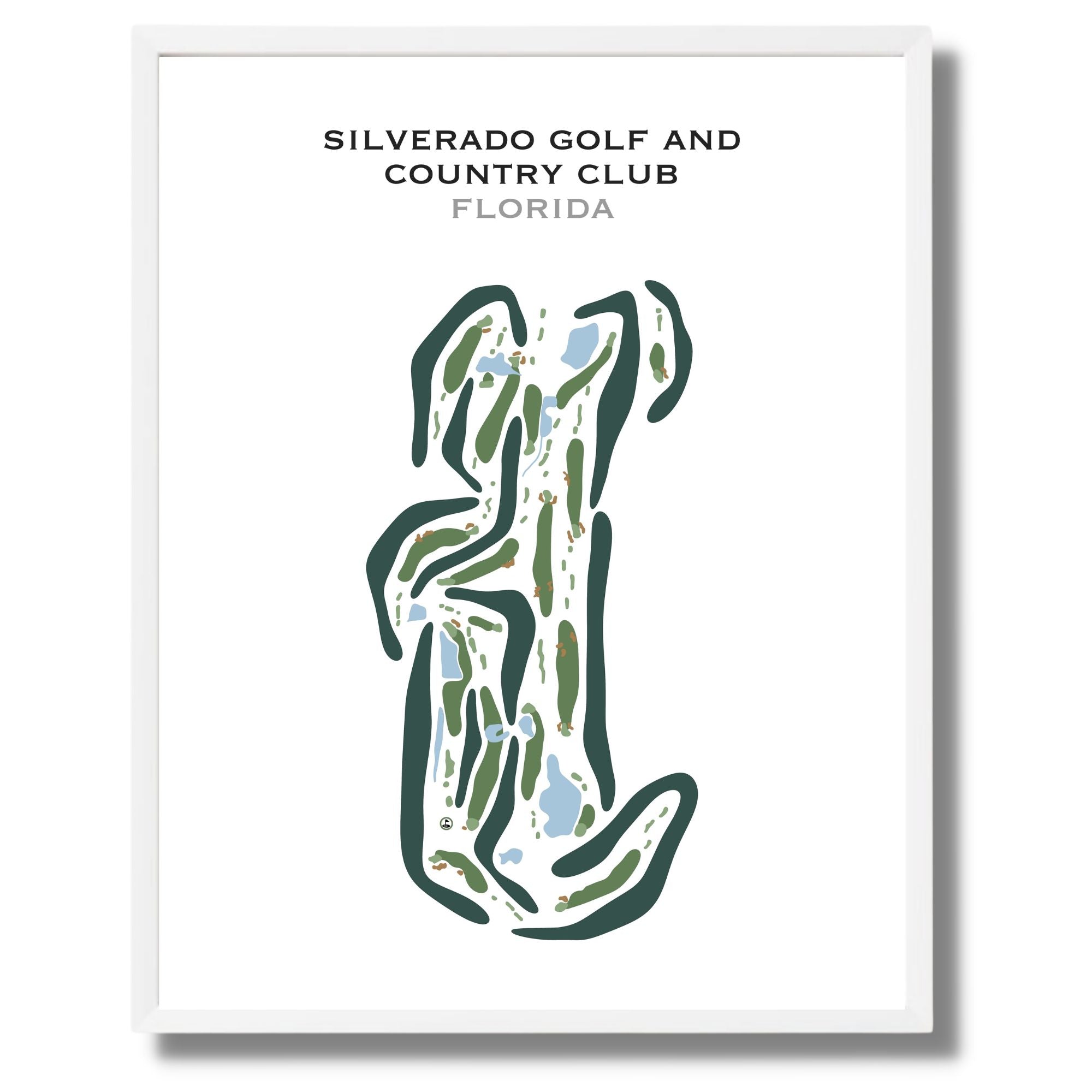Silverado Golf & Country Club, Florida - Printed Golf Courses