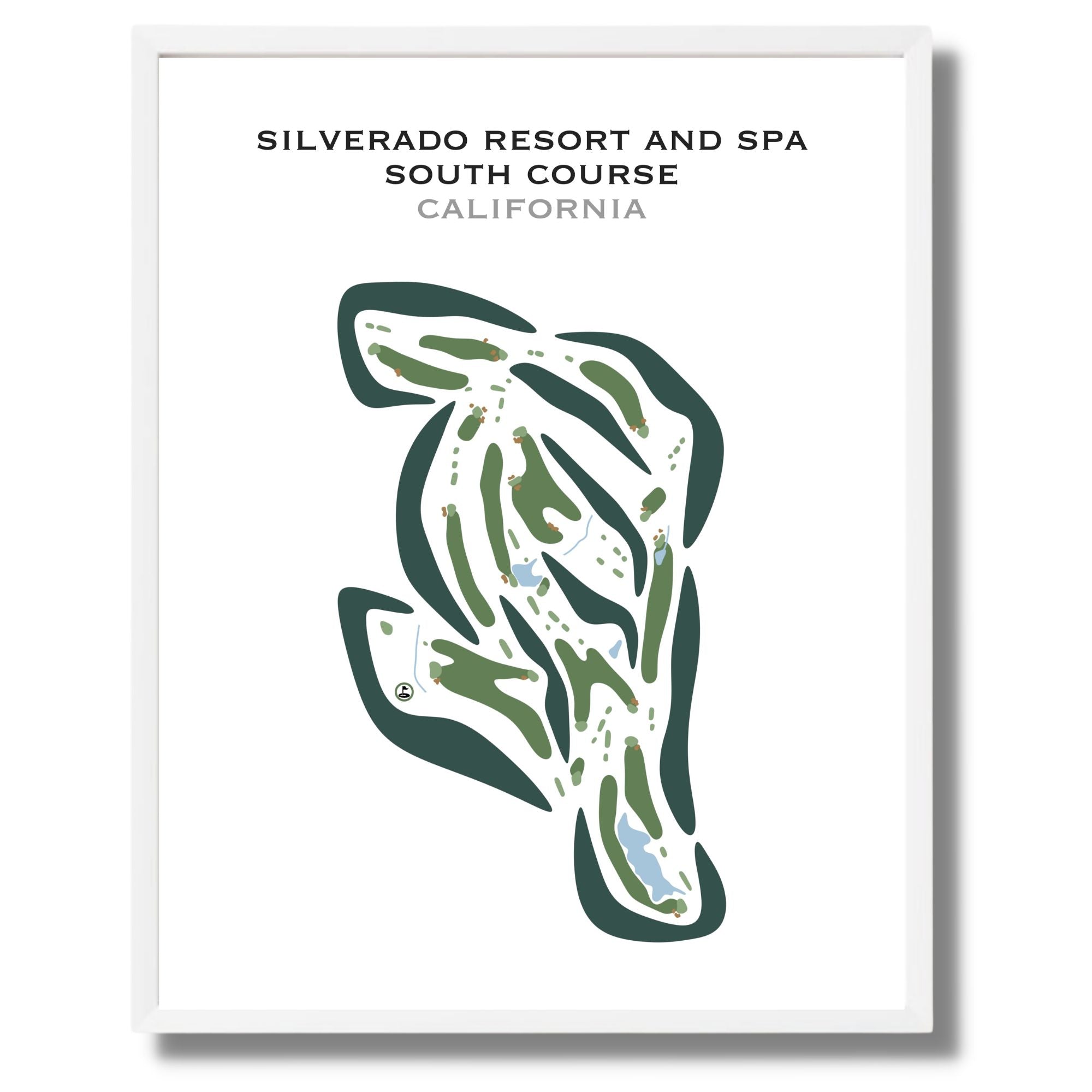 Silverado Resort & Spa - South Course, California - Printed Golf Courses