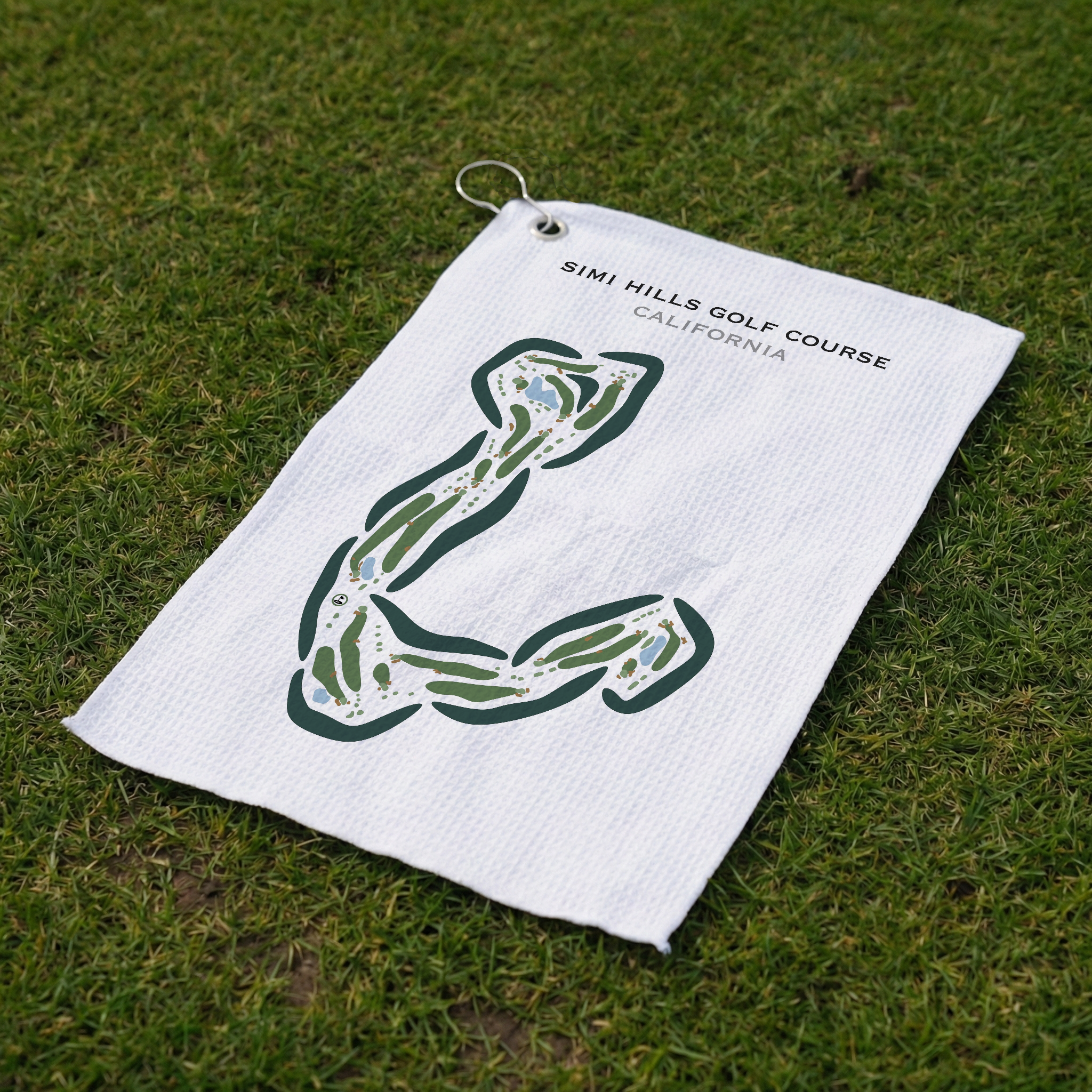 Simi Hills Golf Course, California - Printed Golf Courses