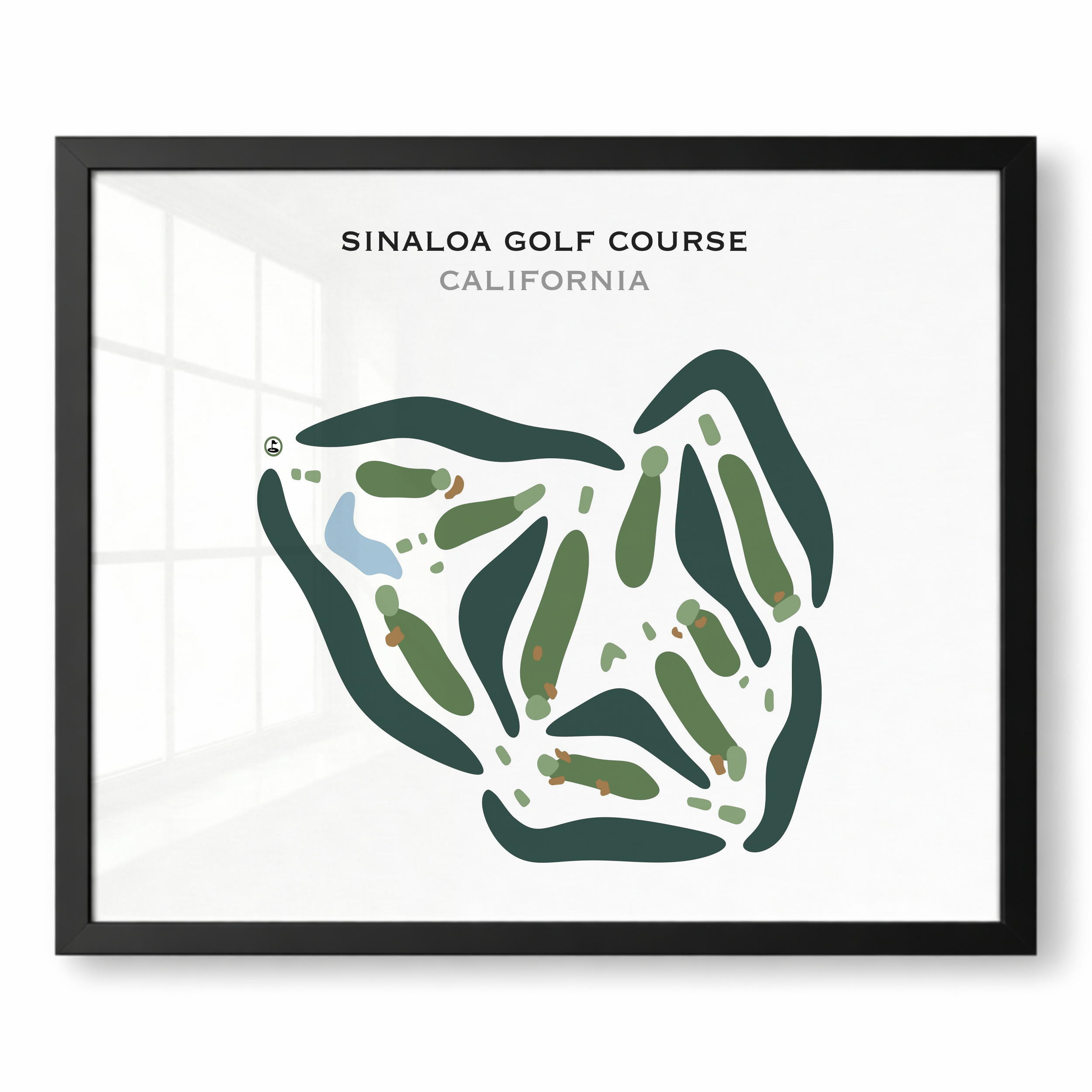 Sinaloa Golf Course, California - Printed Golf Courses