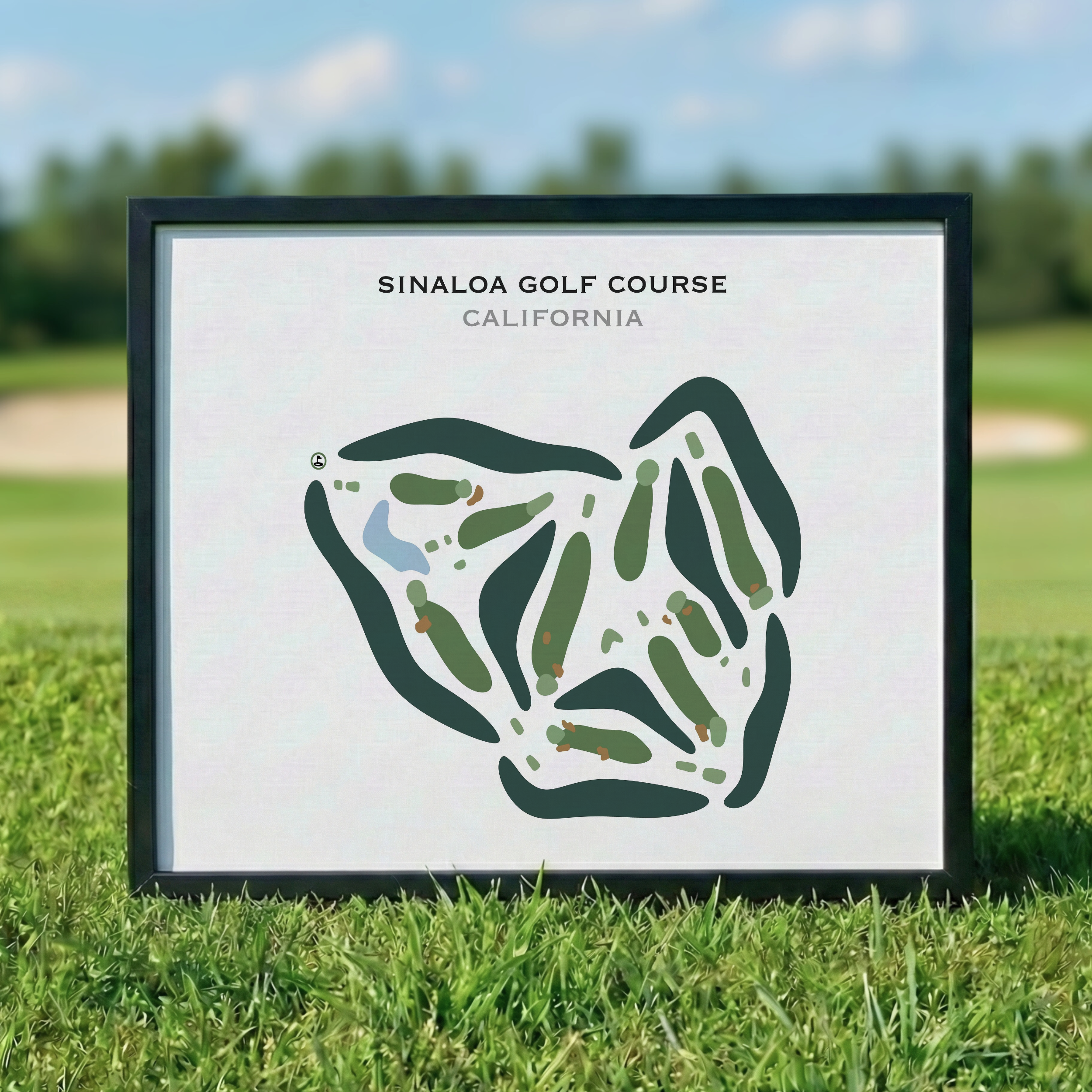 Sinaloa Golf Course, California - Printed Golf Courses
