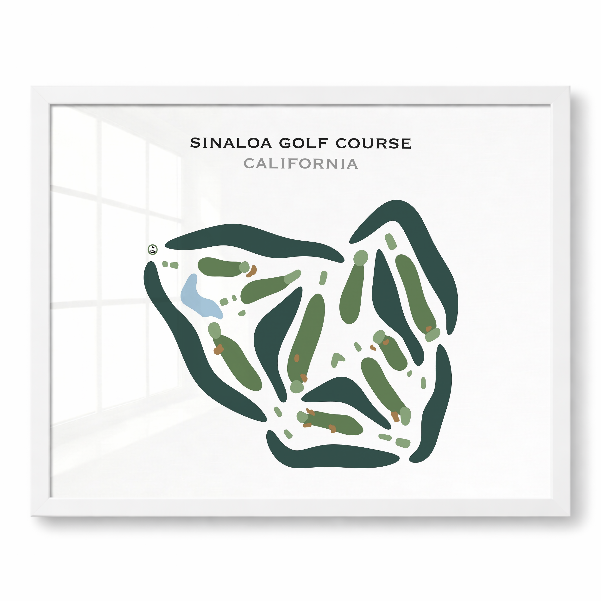 Sinaloa Golf Course, California - Printed Golf Courses