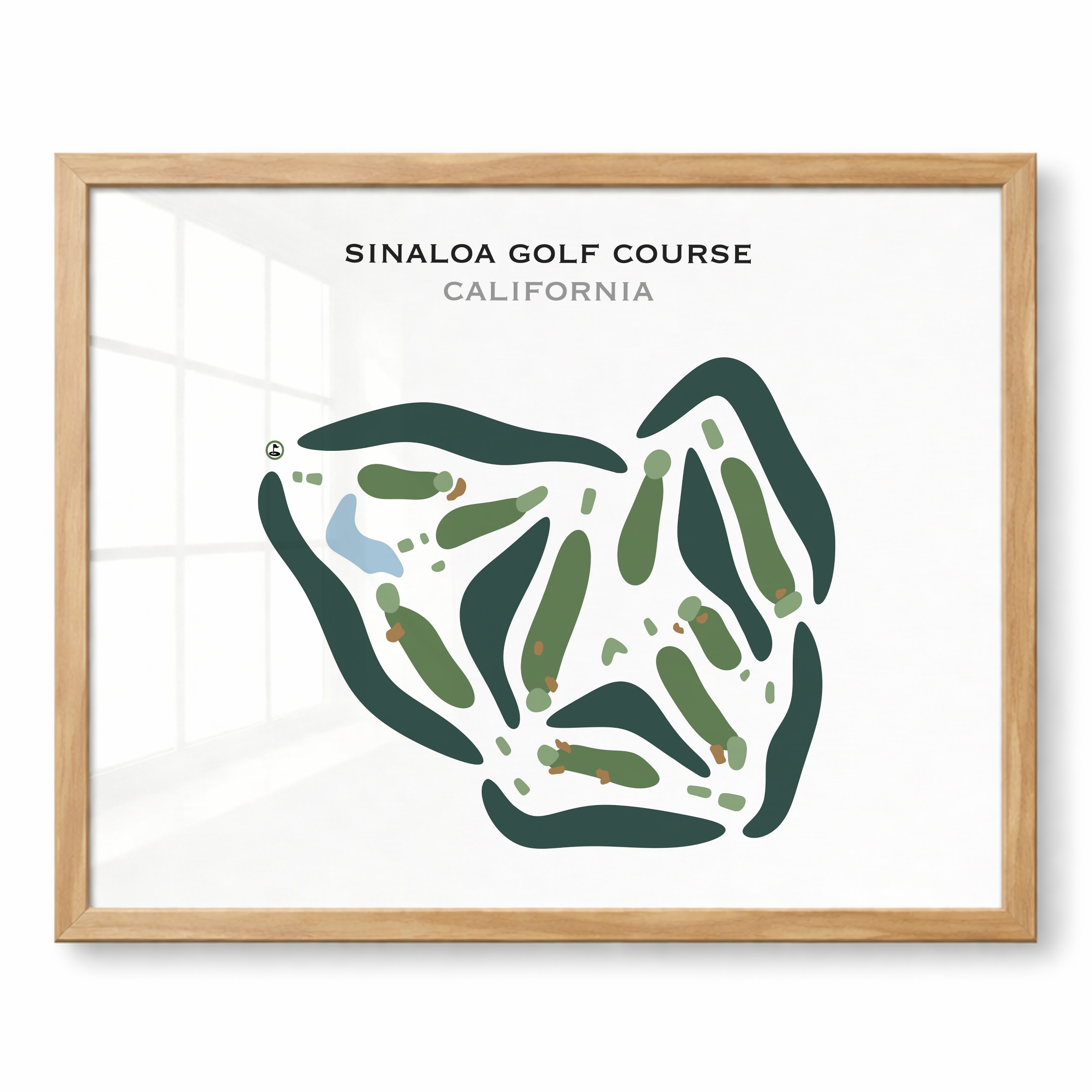 Sinaloa Golf Course, California - Printed Golf Courses