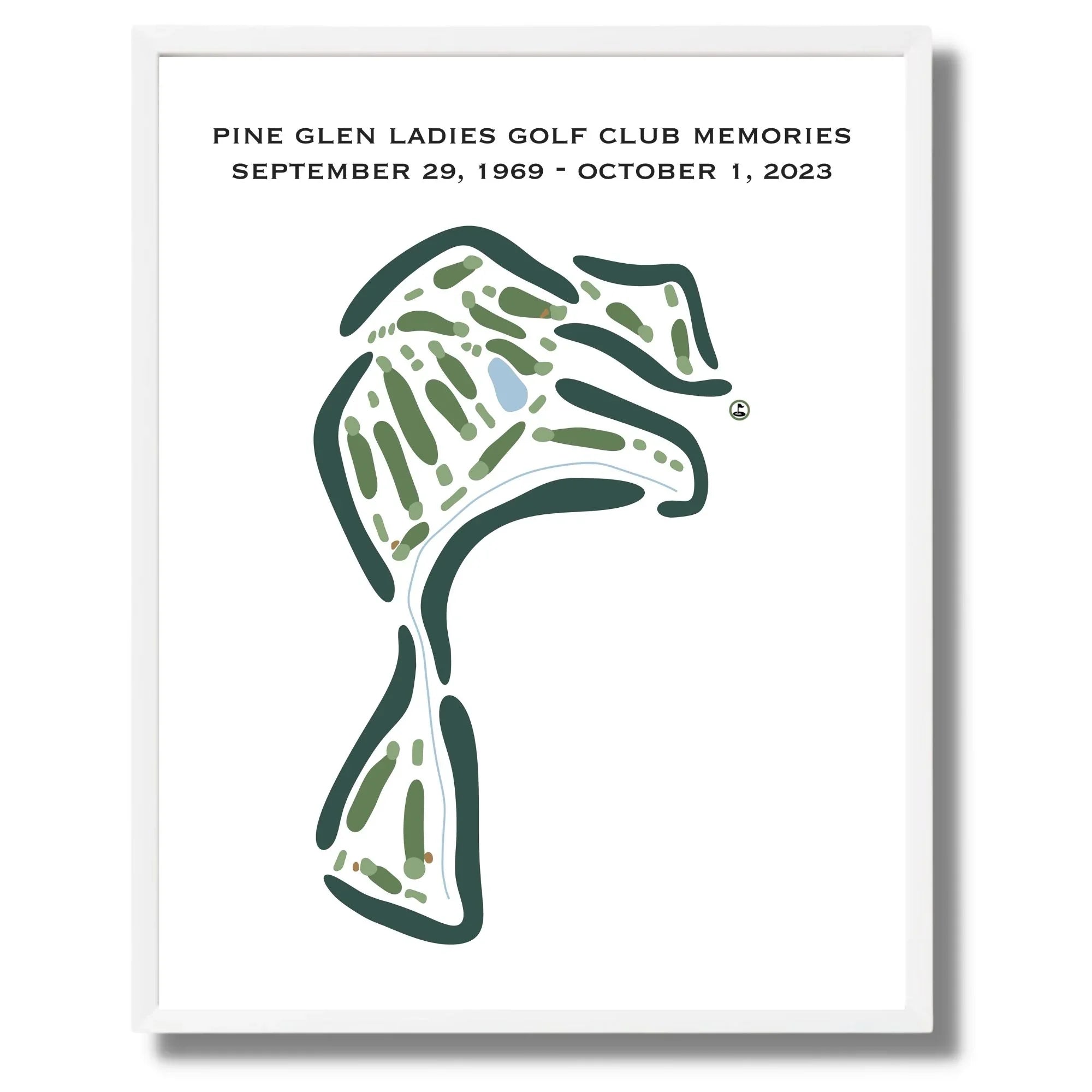Pine Glen Ladies Golf Club Memories, September 29, 1969 - October 1, 2023 - Printed Golf Courses