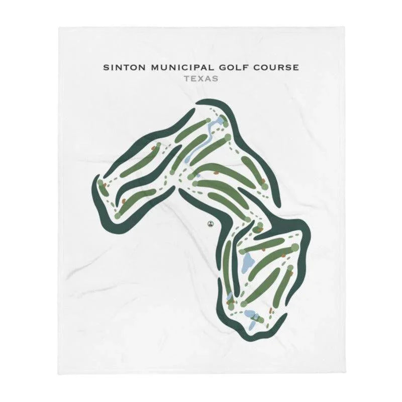 Sinton Municipal Golf Course, Texas - Printed Golf Courses