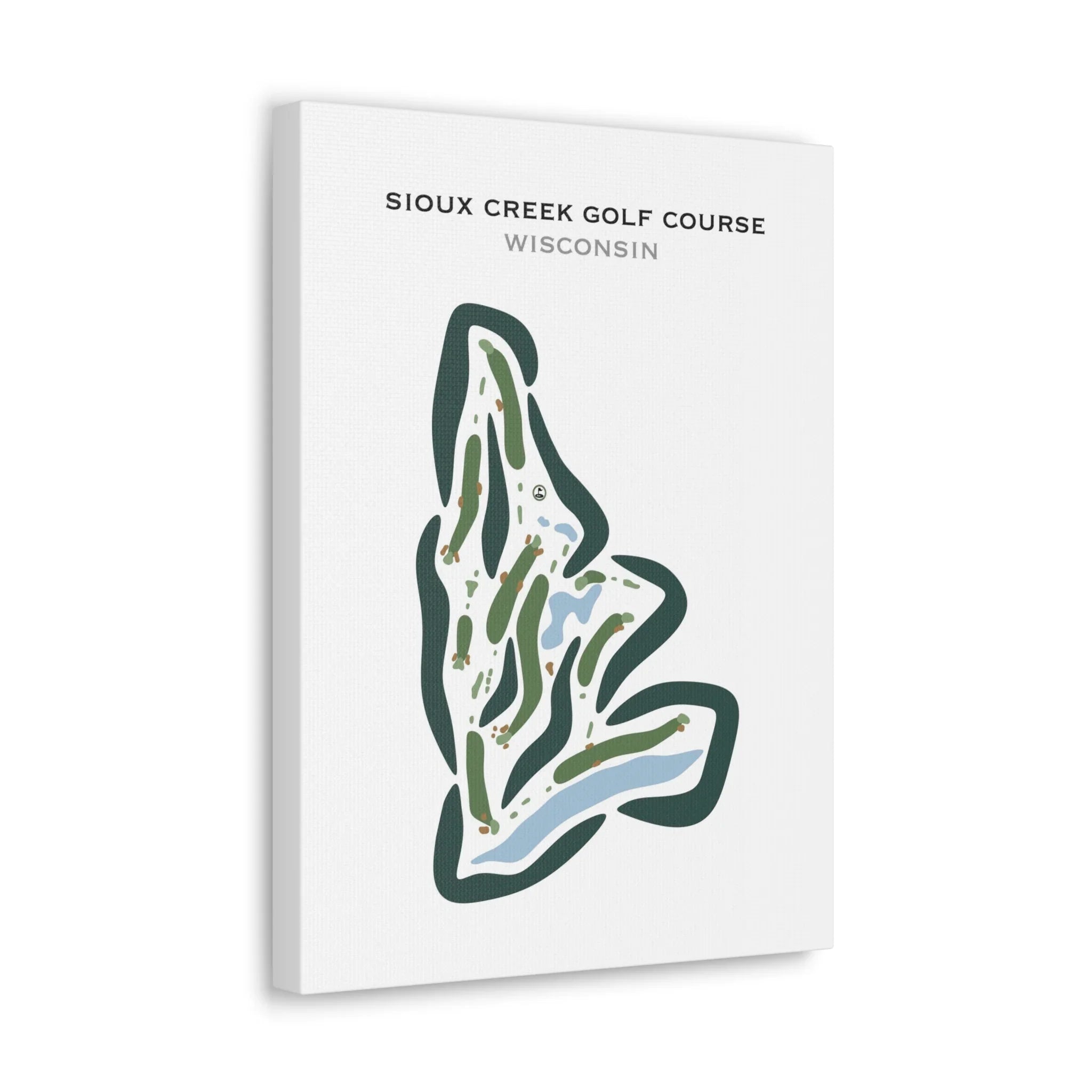 Sioux Creek Golf Course, Wisconsin - Printed Golf Courses