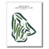 Sioux Golf & Country Club, Iowa - Printed Golf Courses